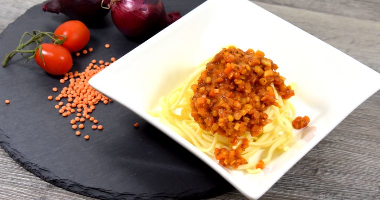 Rote Linsen Bolognese