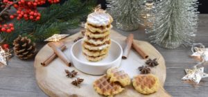 Spekulatius-Waffel-Cookies Kekse Rezept by ninakocht.de